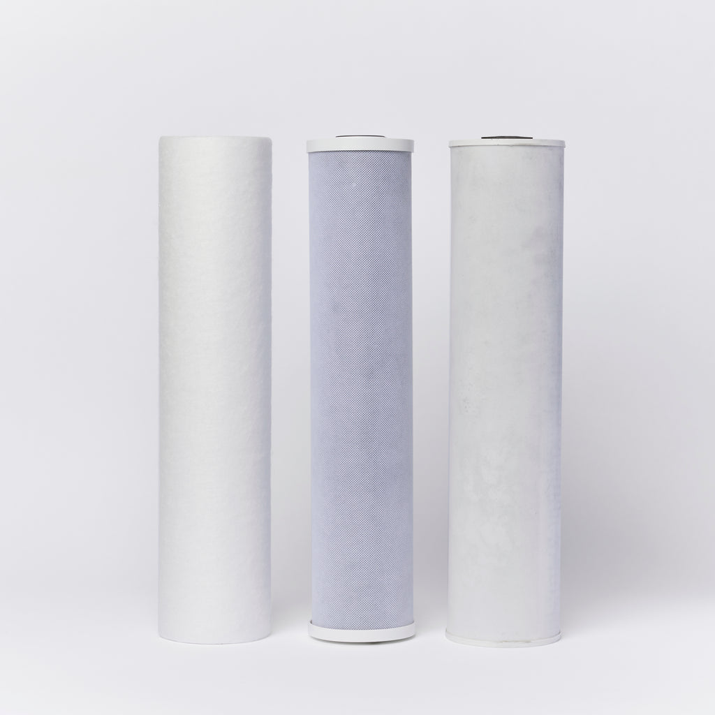 Whole Home Triple Water Filter Replacements - City Water